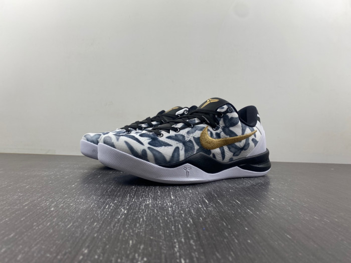 Nike Kobe 8 Protro White Metallic Gold FV6325 100