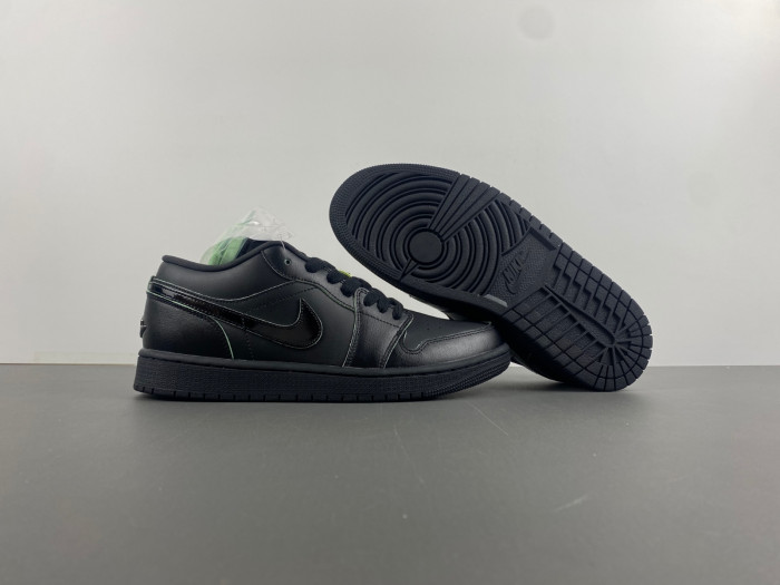 Air Jordan 1 Low SE ''Black Vapor Green'' HM3690-001