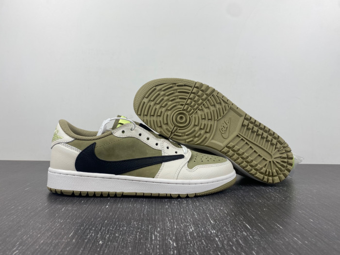 Travis Scott x Air Jordan 1 Low ''Neutral Olive'' | FZ3124-200
