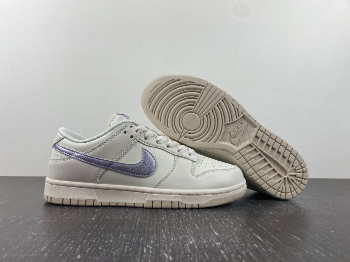 Nike Dunk Low Womens "Sail/Oxygen Purple" DX5930-100