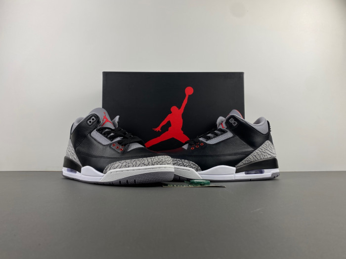 Air Jordan 3 Black Cement 2024 DN3707-010