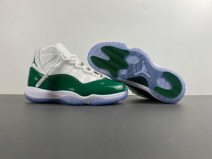 AIR JORDAN 11 RETRO WHITE GREEN CT8012-113