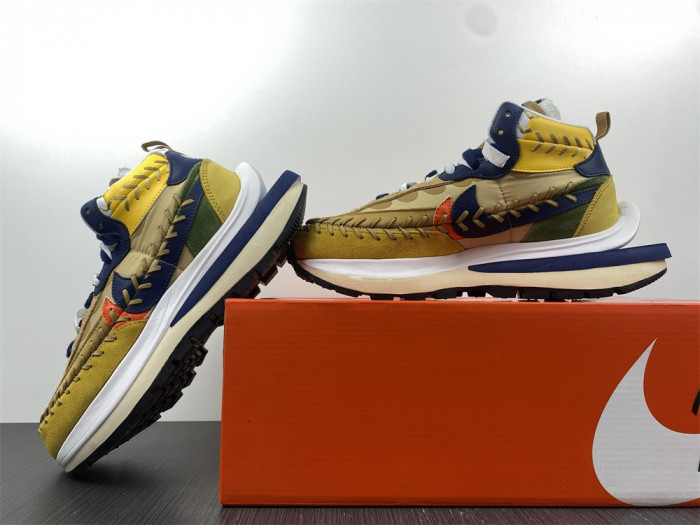 Nike x Sacai x Jean Paul Gaultier VaporWaffle Sesame Blue Void DH9186-200