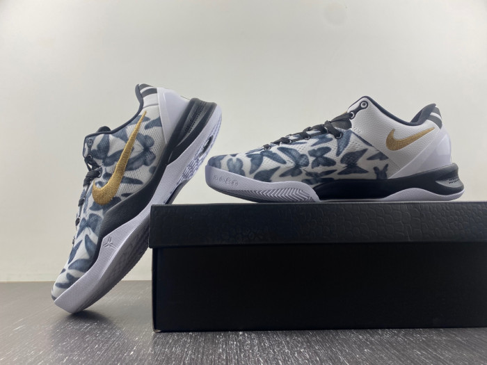 Nike Kobe 8 Protro White Metallic Gold FV6325 100