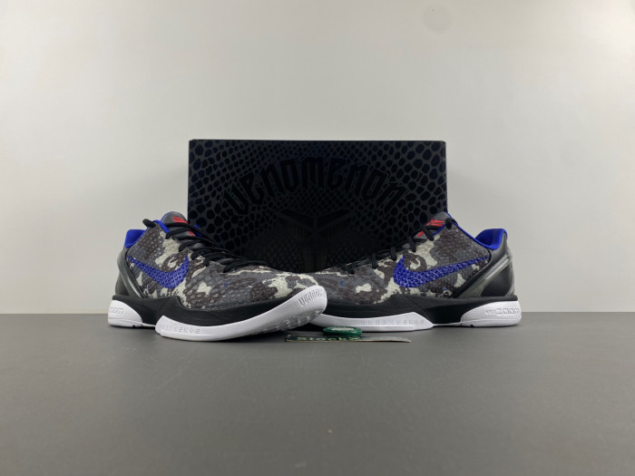 Nike Kobe 6 Urban Camo Concord Grey Black-White 429659-901