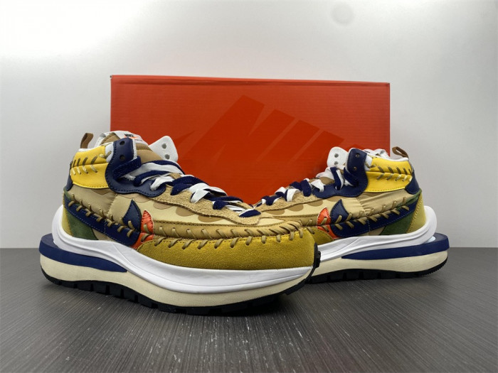 Nike x Sacai x Jean Paul Gaultier VaporWaffle Sesame Blue Void DH9186-200