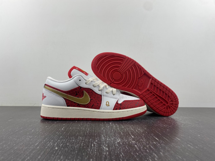 Air Jordan 1 Low SE GS ''Spades'' - DJ5186 100