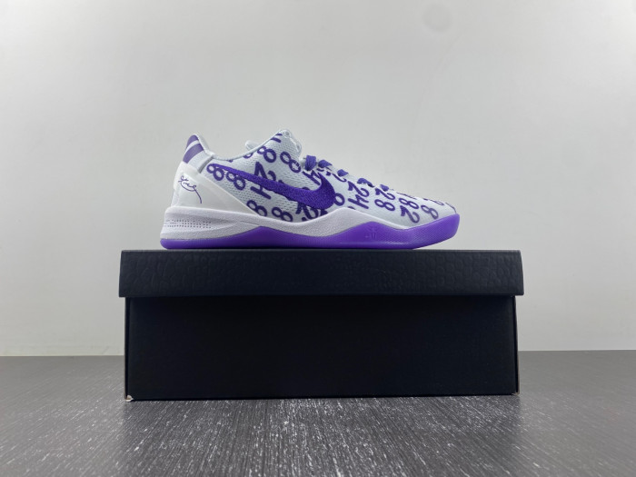 Nike Kobe 8 Protro “White Court Purple” FQ3549 100