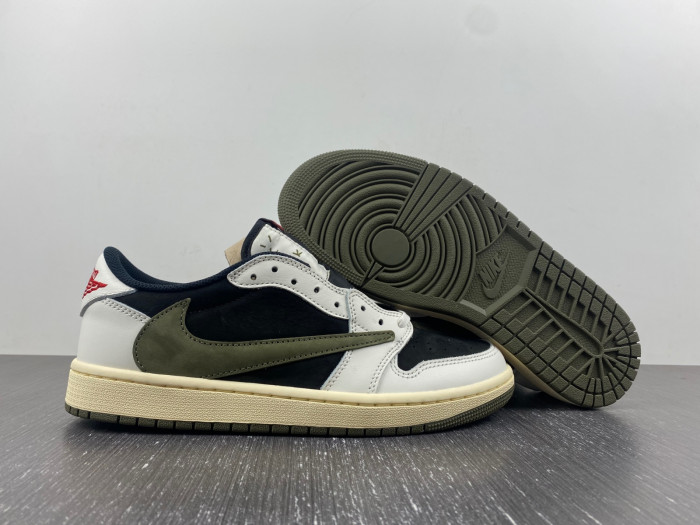 Travis Scott x Air Jordan 1 Low OG "Olive" DZ4137-106