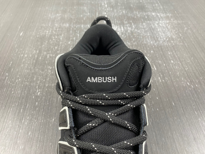 AMBUSH x Nike Air More Uptempo Low Black White FB1299-001