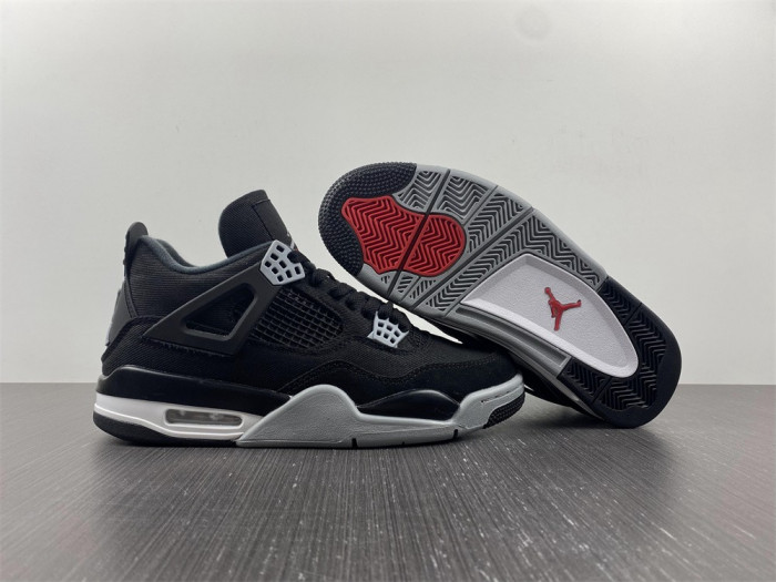 Air Jordan 4 Black Canvas DH7138-006
