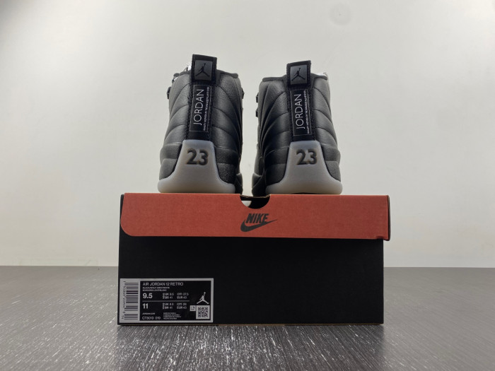 Air Jordan 12 Black Wolf Grey CT8013-019