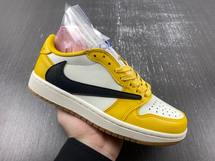 Travis Scott Air Jordan 1 Low OG Canary DZ4137-700