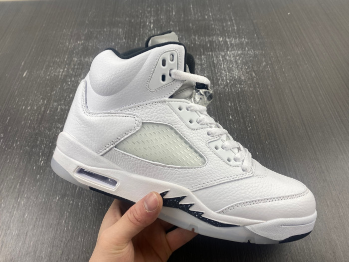 Air Jordan 5 Retro White Black - DD0587-110