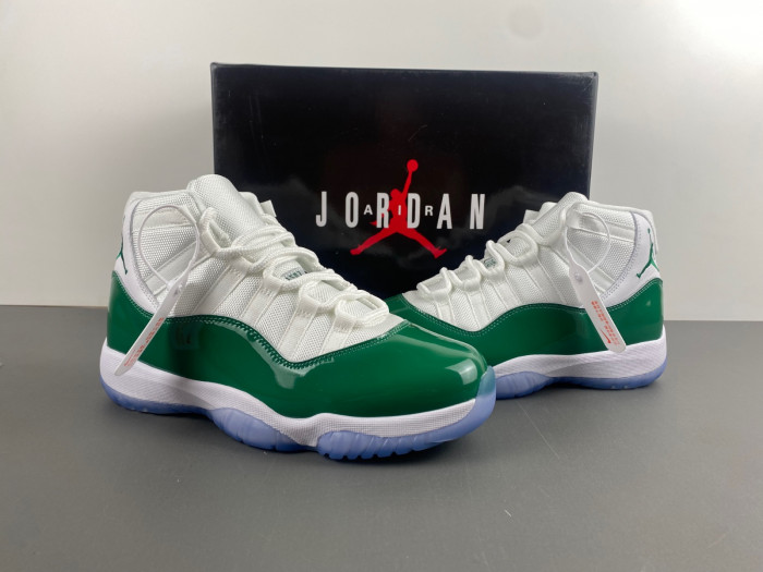 AIR JORDAN 11 RETRO WHITE GREEN CT8012-113