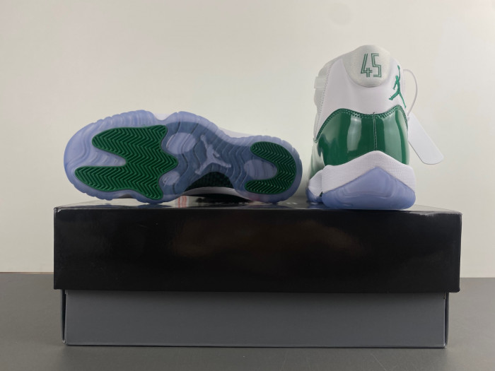AIR JORDAN 11 RETRO WHITE GREEN CT8012-113