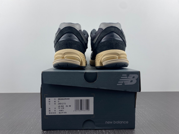 New Balance 2002R Black Dark Grey Men