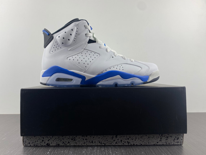 Jordan 6 Retro Sport Blue - 384664-107