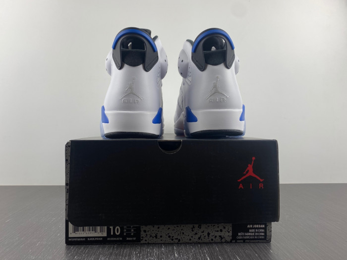 Jordan 6 Retro Sport Blue - 384664-107