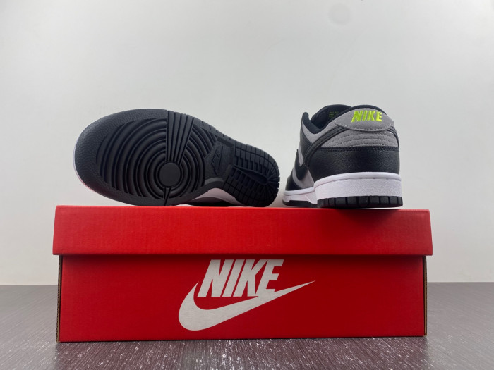 Nike Dunk Low Black Grey Green Strike FQ2205-001