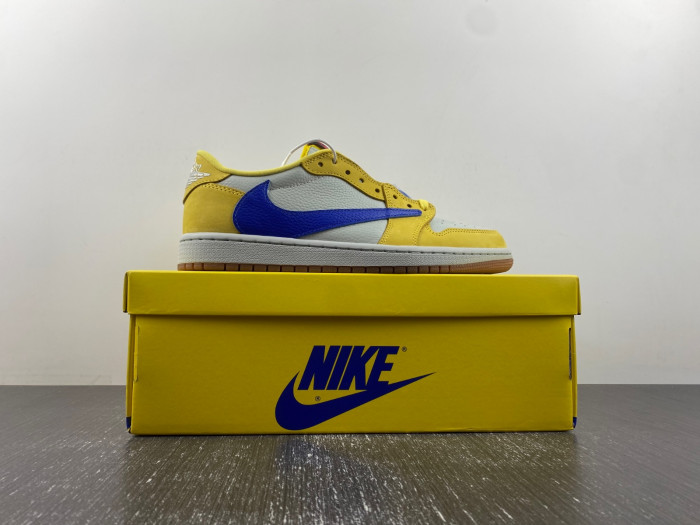 Travis Scott Air Jordan 1 Low OG Canary DZ4137 700