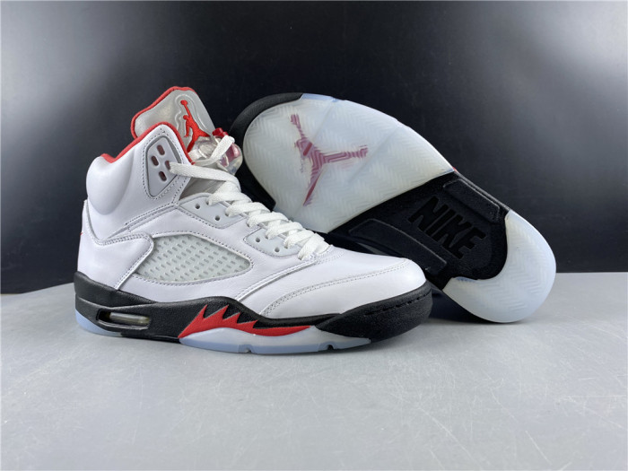 AIR JORDAN 5 FIRE RED 3M SILVER TONGUE 2020 DA1911-102