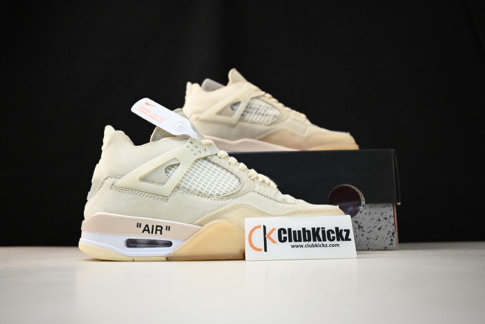 Jordan 4 Retro Off-White Sail (W) - CV9388-100