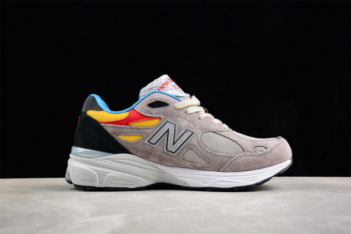New Balance 990v3 Grey Blue Red Yellow M990ST3