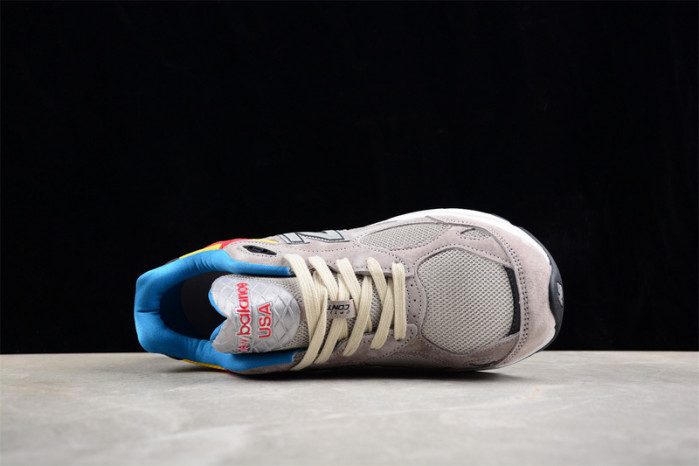 New Balance 990v3 Grey Blue Red Yellow M990ST3