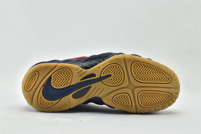 Nike Air Foamposite Pro Blue Void University Red - Cj0325-400