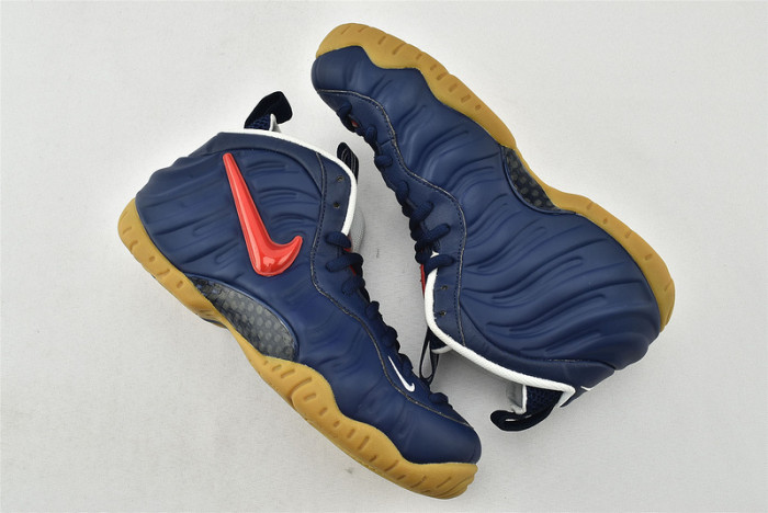 Nike Air Foamposite Pro Blue Void University Red - Cj0325-400