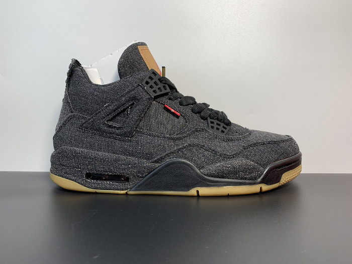 Levi''s x Air Jordan 4 Retro ''Black Denim'' AO2571-001