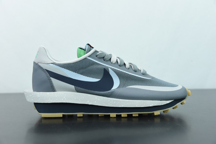 Nike LD Waffle sacai CLOT Kiss of Death 2 Cool Grey DH3114-001