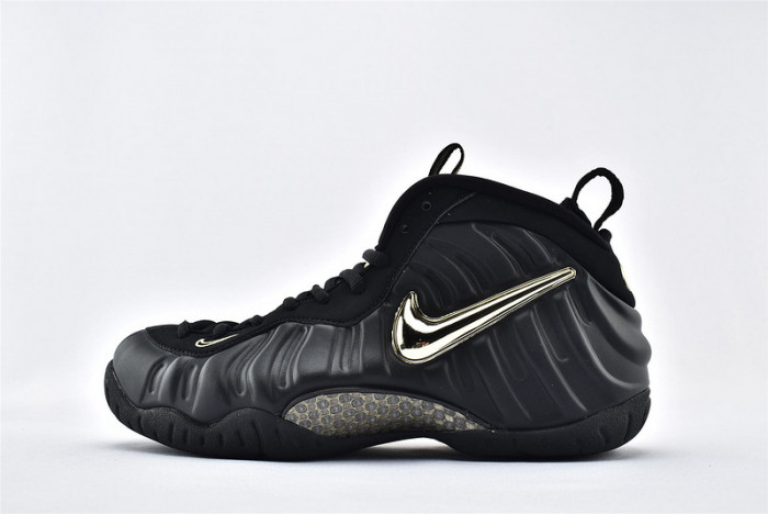 Nike Air Foamposite Pro Black Metallic Gold 624041-009