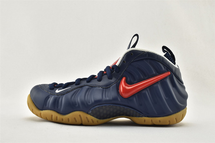 Nike Air Foamposite Pro Blue Void University Red - Cj0325-400