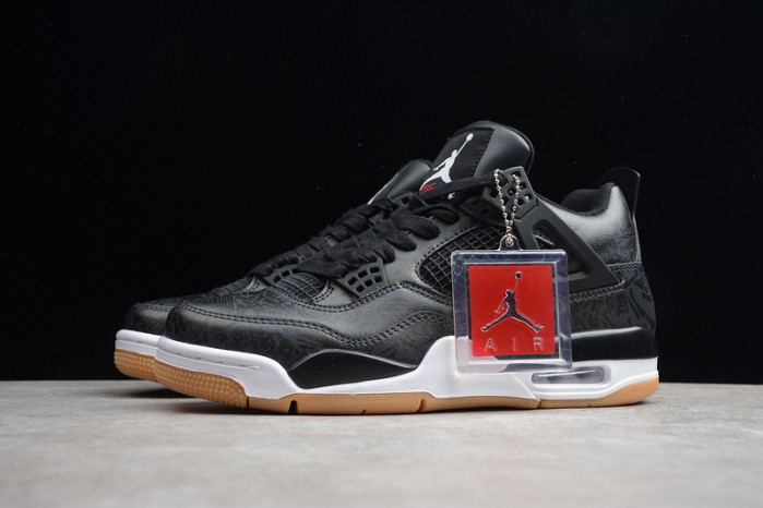 Air Jordan 4 Retro Laser Black Gum - CI1184-001