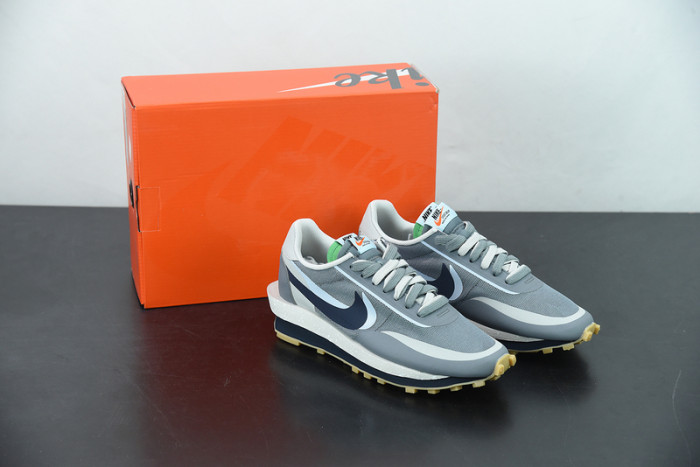 Nike LD Waffle sacai CLOT Kiss of Death 2 Cool Grey DH3114-001