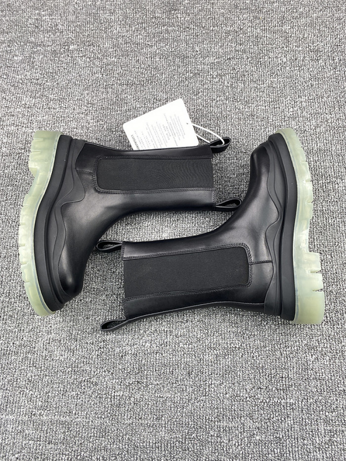 Bo*te*ga ve*ne*ta chelsea tire leather high boot