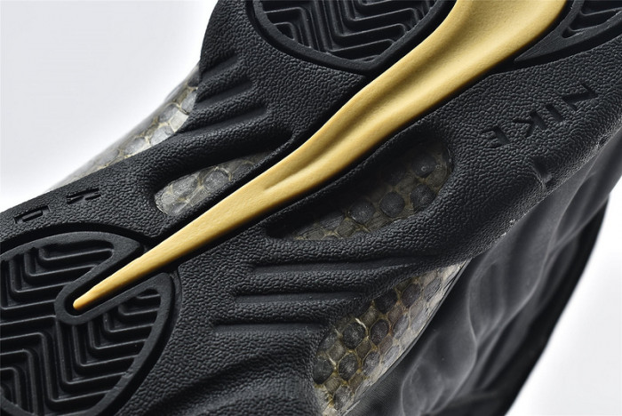 Nike Air Foamposite Pro Black Metallic Gold 624041-009