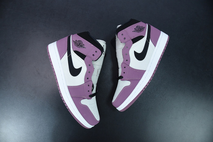 Air Jordan 1 Mid Berry White Black DC7267-500