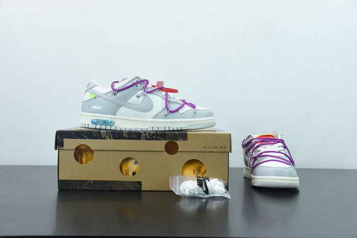 OFW x Nike SB Dunk Low “45 of 50” OW DM1602-101