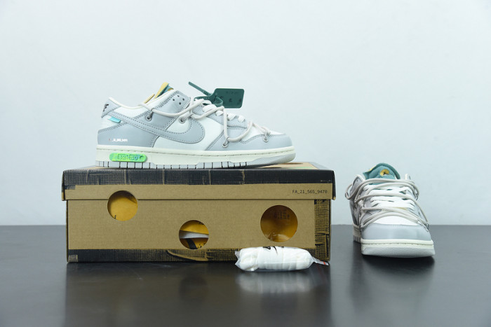 OFW x Nike SB Dunk Low “42 of 50” OW DM1602-117