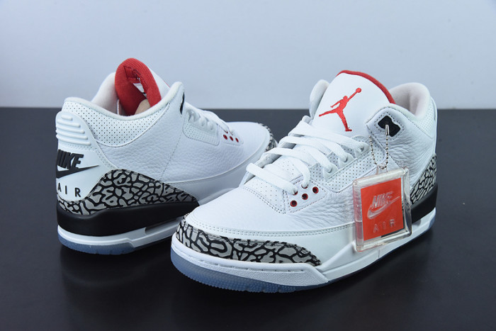 Air Jordan 3 Free Throw Line NRG White Cement 923096 101