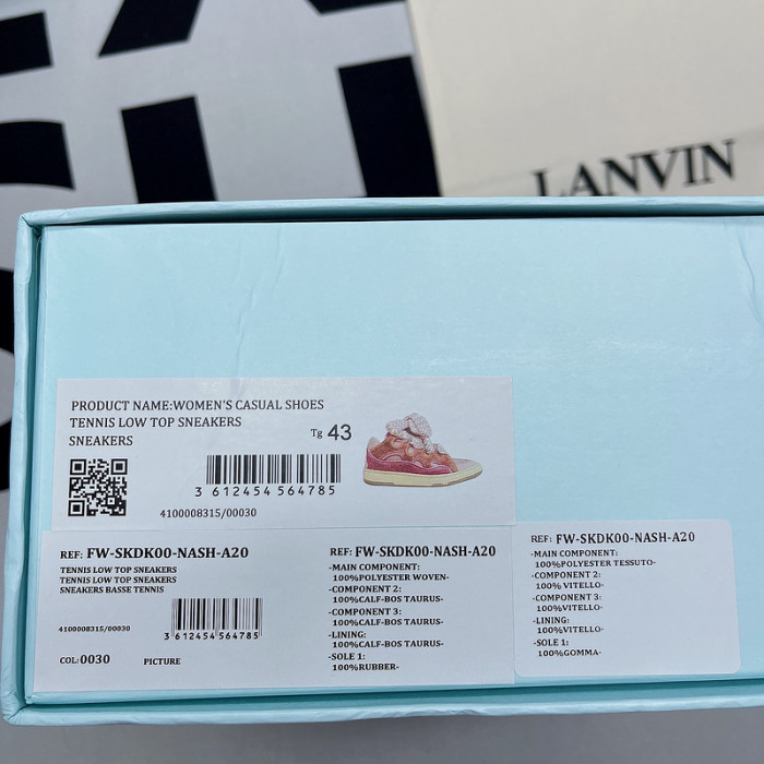 LANVIN CURB SNEAKER
