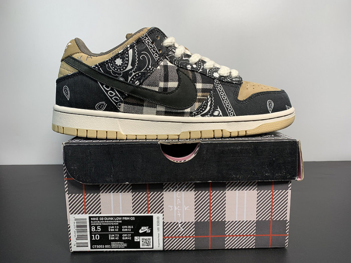 TRAVIS SCOTT X NIKE SB DUNK LOW TS CT5053-001H
