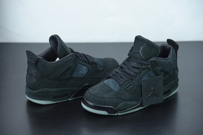 KAWS x Air Jordan 4 Black AJ4 930155-001
