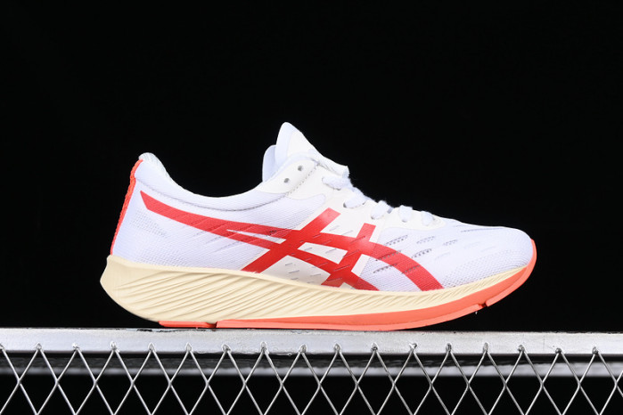 As*ic*s metaracer white sunrise red men''s shoes 1011a676-100