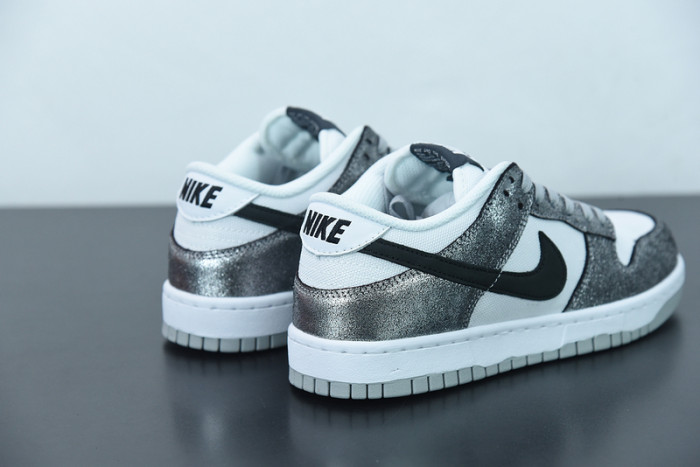 Nike Dunk Low Features Silver Cracked Leather DO5882-001