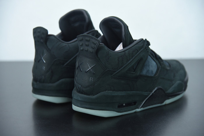 KAWS x Air Jordan 4 Black AJ4 930155-001