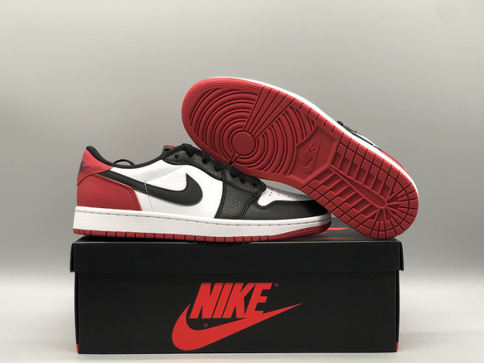 air Jordan 1 Retro Low OG Black Toe - CZ0790-106